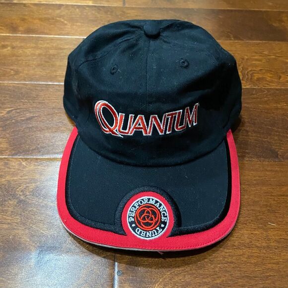 The Game Vintage Quantum Performance Tuned Car Parts Black Red Cap Hat One Size - Picture 4 of 8